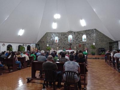 Centenas de Fiéis participaram da abertura da programação religiosa da 61ª Festa do Senhor Bom Jesus em Campo Mendes